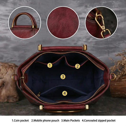 Artistic Mandala (100% Genuine Leather)