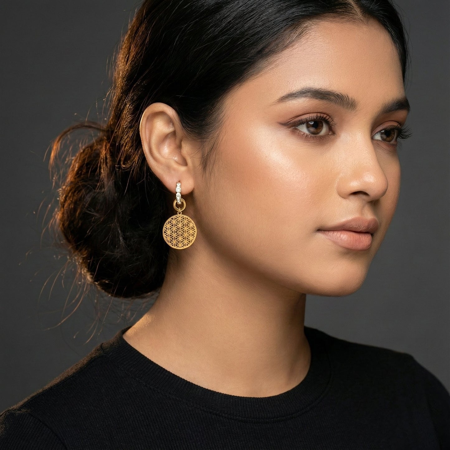 Luxury Geometric Gold Plated Earrings for Women