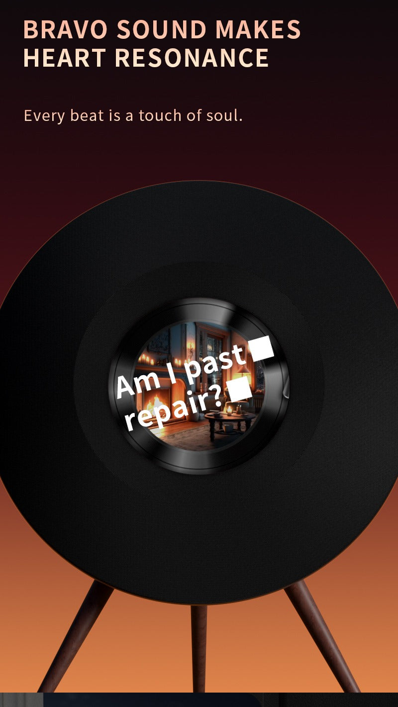 FX-2 Bluetooth Speaker – LED Display, Wooden Design, & Excellent Sound